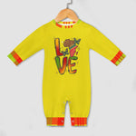 MADRAS Long Sleeve Baby Romper