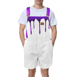 LEAN DRINK Unisex Shorts Suspender Jumpsuit