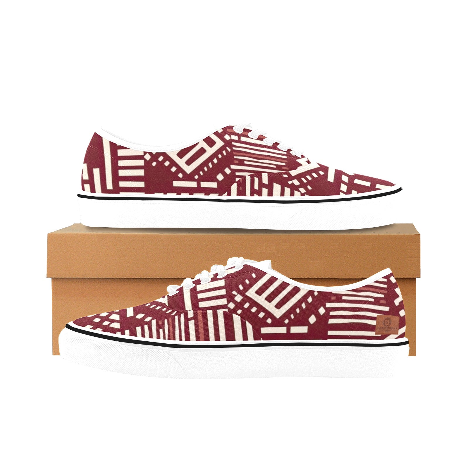 AFRICAN MIDCLOTH Men's Canvas Low Shoes
