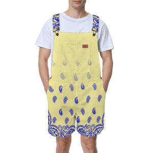 BANDANA GRADIENT Unisex Shorts Suspender Jumpsuit