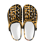 AFRICAN MIDCLOTH Clogs for Adults