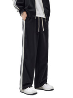 LCC ROYALTY Contrast Side-Stripe Straight-Leg  Pants