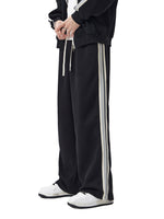 LCC ROYALTY Contrast Side-Stripe Straight-Leg  Pants
