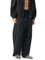 LCC SPORT Contrast-Stitched Fleece Sweatpants