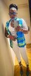 MADRAS Women's Drop Shoulder Cardigan