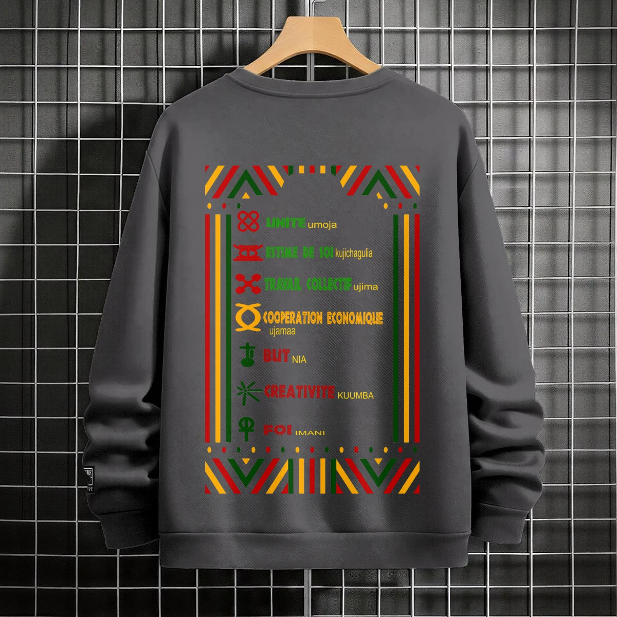 KWANZAA Versatile Men's Sweatshirt|DTF