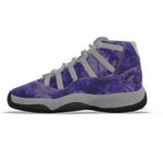 TIE DYE PRPLE High Top Basketball Shoes