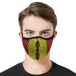 NOUVELLE CALEDONIE FLAG Mouth Mask in One Piece (2 Filters Included)