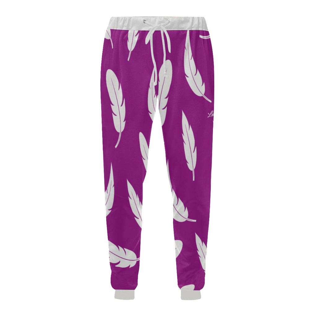 FEATHER GRAPES Men's All Over Print Sweatpants