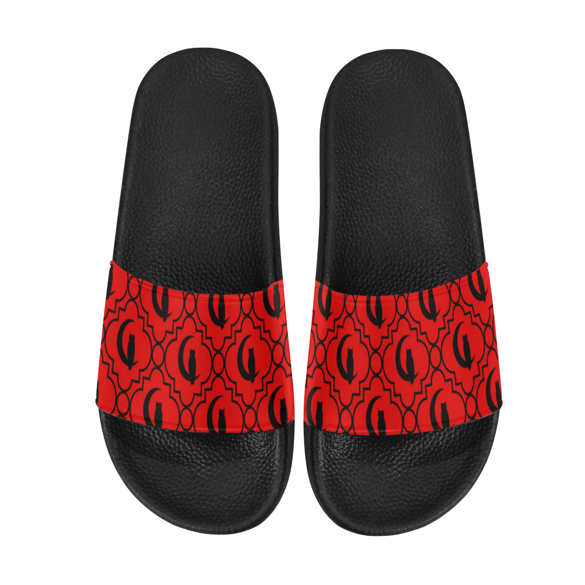 ELEGANCE R BLACC Men's Slide Sandals (Model 057)