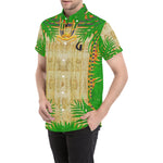 TROPICAL PAPYRUS Men's All Over Print Short Sleeve Shirt