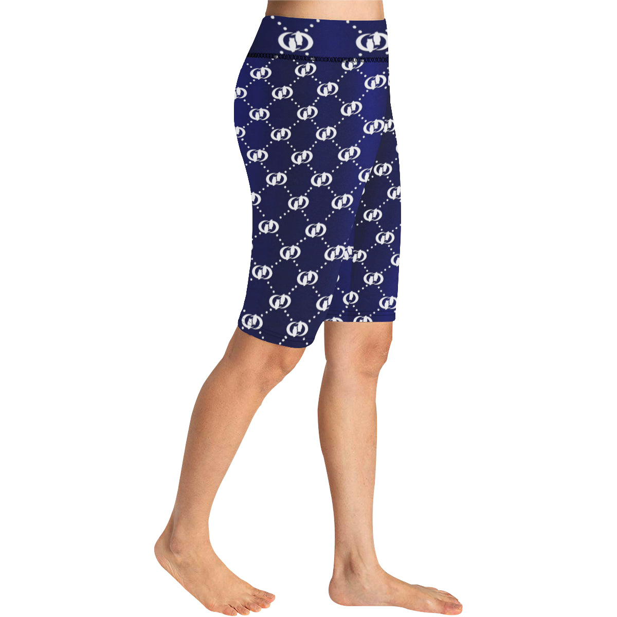 EXCELLENCE BLWHT All Over Print Knee Length Leggings