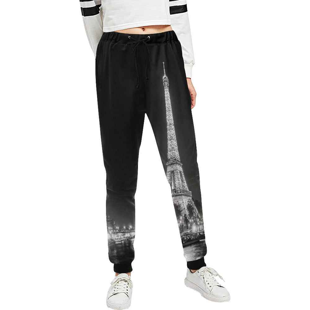 PARIS BY NIGHT Women's All Over Print Sweatpants (Model L11)