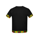 KENTE DREAD BLING Kids' All Over Print T-Shirt