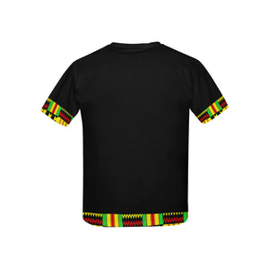 KENTE DREAD BLING Kids' All Over Print T-Shirt