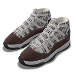 ELEPHANT ORNEMENT Men's High Top Basketball Shoes