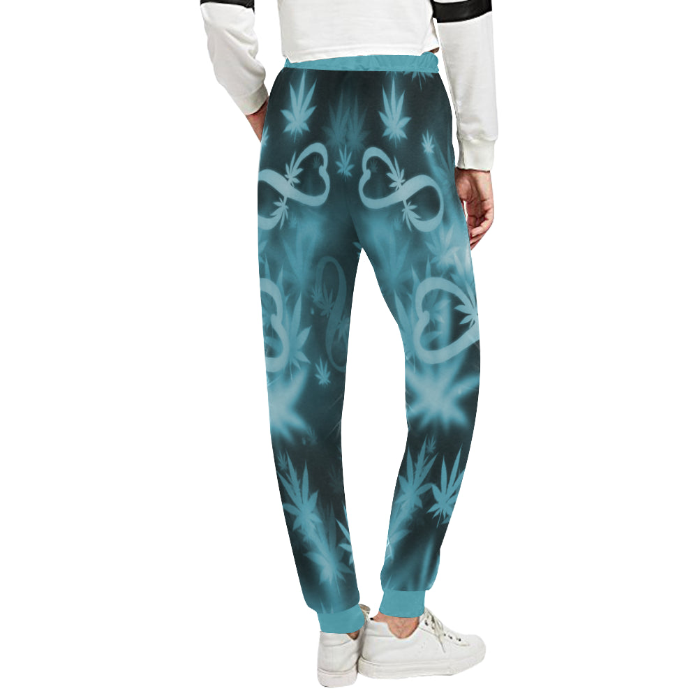 INFINITY BLUE COSMOS Women's All Over Print Sweatpants (Model L11)