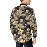 SATTA MASSAGANA Men's All Over Print Casual Dress Shirt