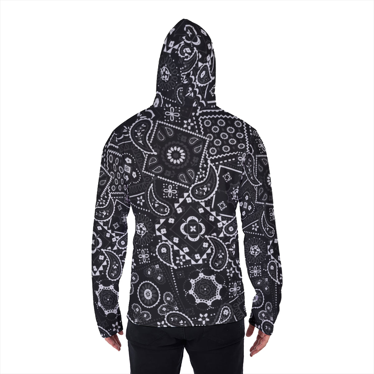 BANDANA VIRAL BLCC Pullover Hoodie With Mask