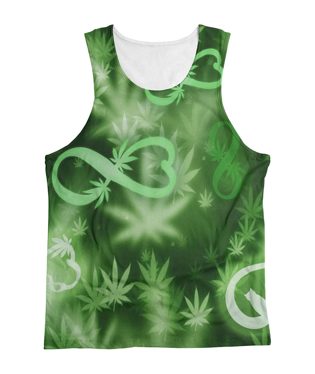 Infinity Green Cosmos Sublimation Tanktop Sublimation Tank