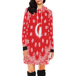 BANDANA Bs'UP All Over Print Hoodie Mini Dress