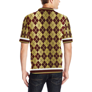 ARLEQUIN BRDX Men's All Over Print Polo Shirt