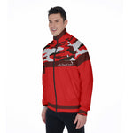 CAMOUFLAGE RED Stand Collar Jacket