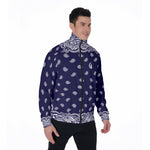BANDANA FULLY NAVY Men's Stand Collar Jacket
