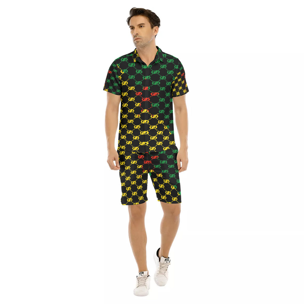 EXCELLENCE YANA BLC Men's Short Sleeve Shirt Sets