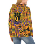 KENTE ATEF All Over Print Hoodie for Women (USA Size)