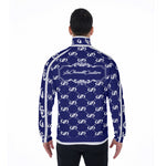EXCELLENCE NAVY Stand Collar Jacket