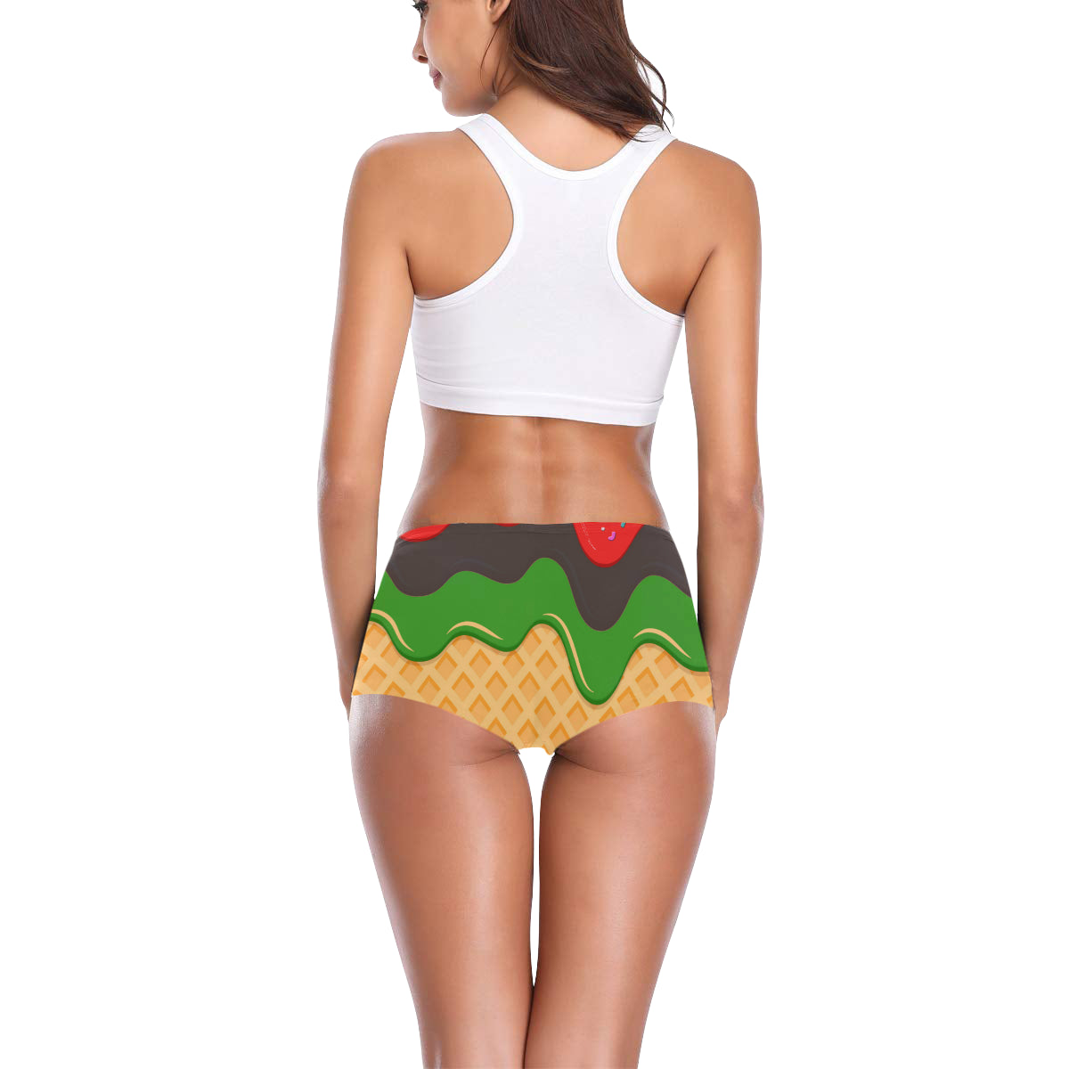 RBG ICE CREAM Women's All Over Print Boyshort Panties (Model L31)