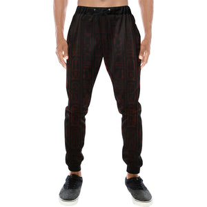 RED HIEROGLYH Men's Sweatpants