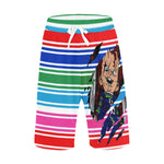 CHUCCY Men's All Over Print Casual Shorts