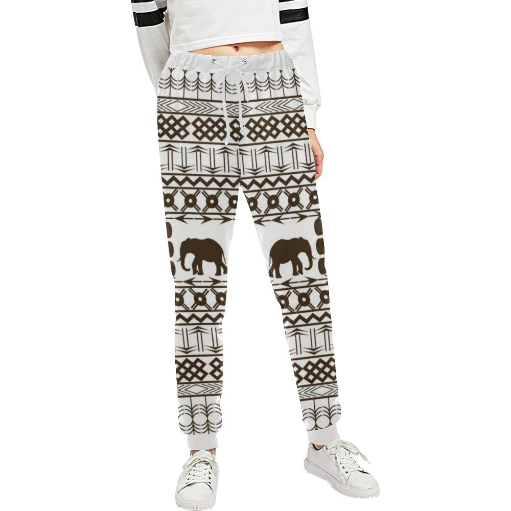 ELEPHANT ORNEMENT Women's All Over Print Sweatpants