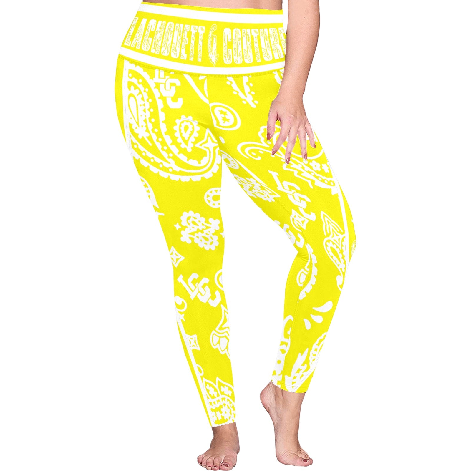 BANDANA PAISLEY Plus Size High Waist Leggings