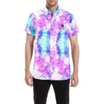COLORFULL Men's All Over Print Short Sleeve Shirt