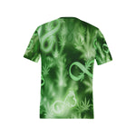 INFINITY GREEN COSMOS Men's All Over Print T-Shirt