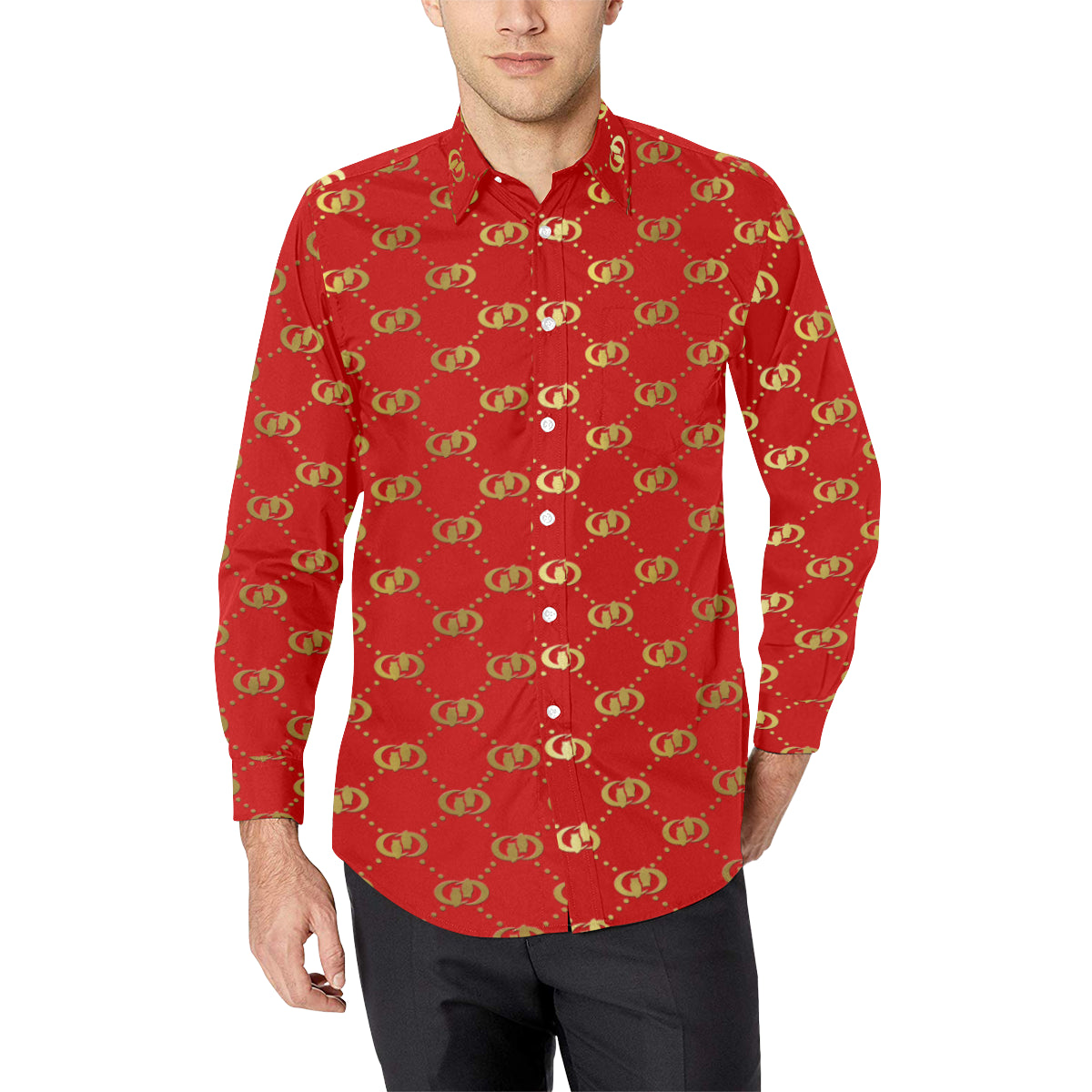 EXCELLENCE Men's Casual Dress Shirt