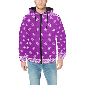 BANDANA FULLY Men's Padded Hooded Jacket