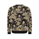 SATTA MASSAGANA Men's Rib Cuff Crew Neck Sweatshirt