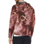 INFINITY RED COSMOS All Over Print Windbreaker for Unisex