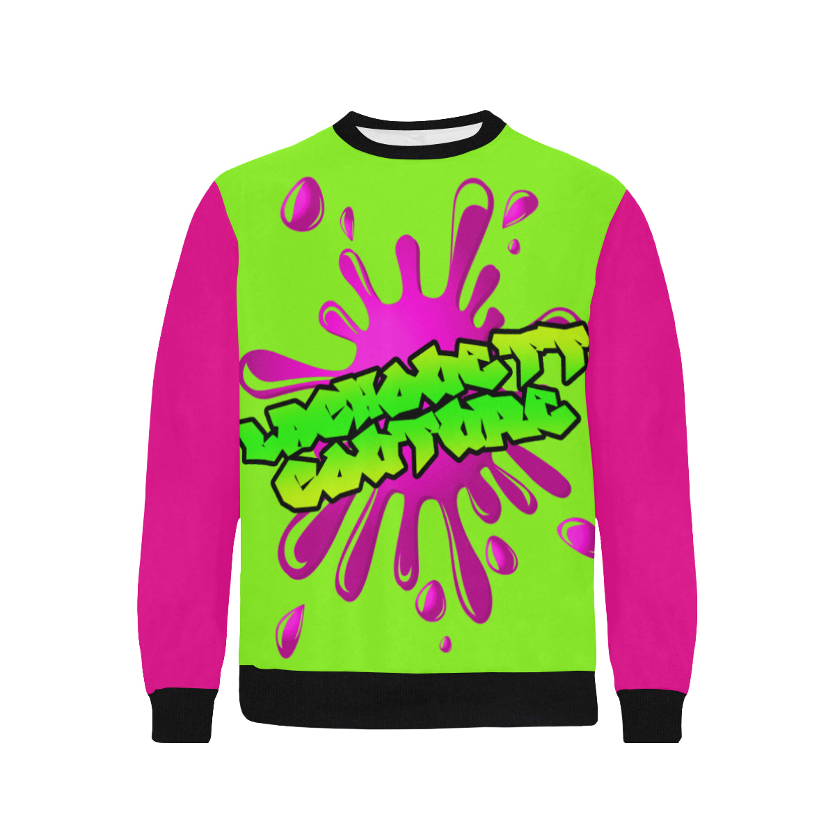 SPLASH OUT RF Men's Rib Cuff Crew Neck Sweatshirt