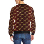 EXCELLENCE BRDXGLD Men's Rib Cuff Crew Neck Sweatshirt