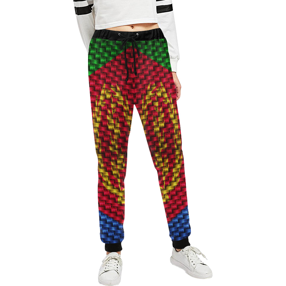 ERITREA FLAG Women's All Over Print Sweatpants (Model L11)