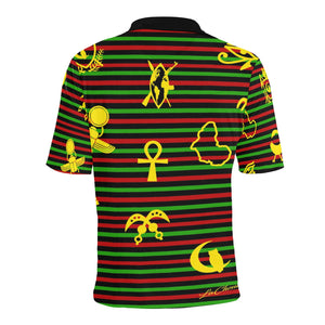 RBG KEMET Men's All Over Print Polo Shirt