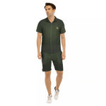 BANDANA LUXURY KAKI Men's Short Sleeve Shirt Sets