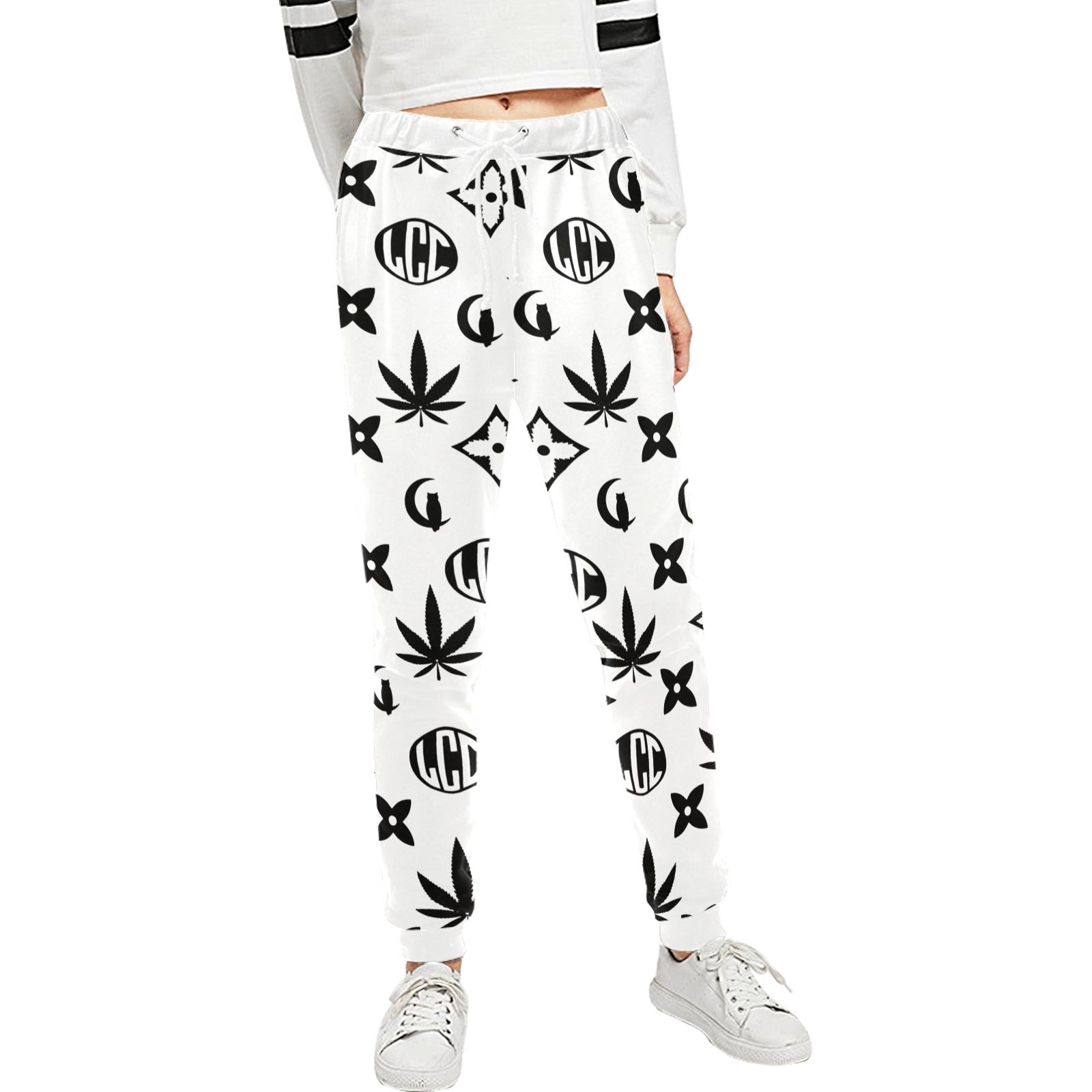 LCC WEEDY COLORS Unisex All Over Print Sweatpants