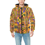 KENTE ATEF Men's Padded Hooded Jacket (Model H42)
