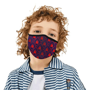 WEEDY RED Mouth Mask in One Piece (2 Filters Included)